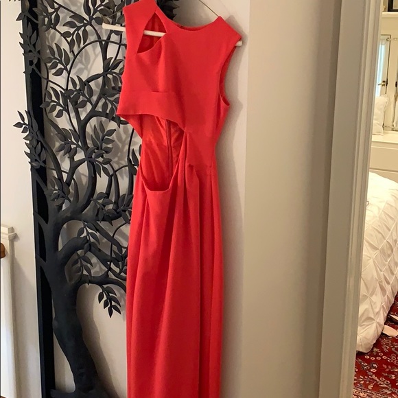 BCBG Orange/Red gown size 4 - Picture 3 of 4